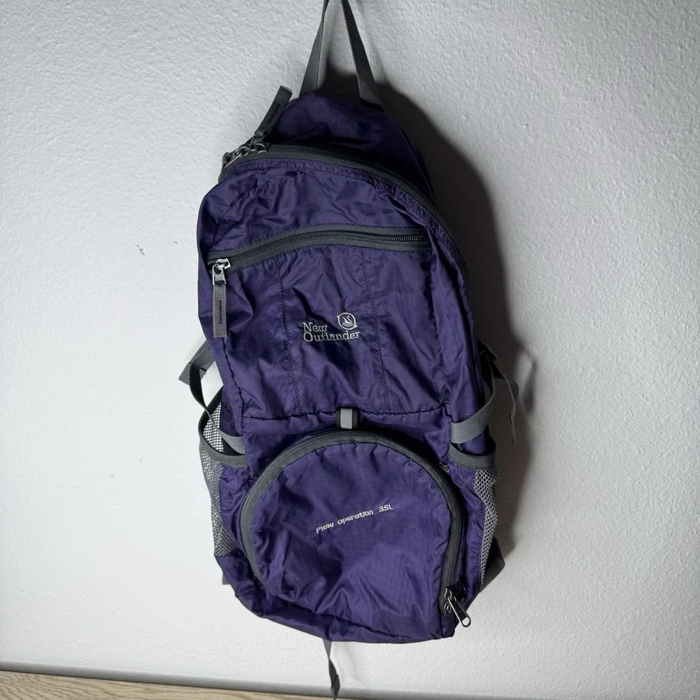 New Outlander Purple‎ Packable Lightweight Backpack Field Operation 35L